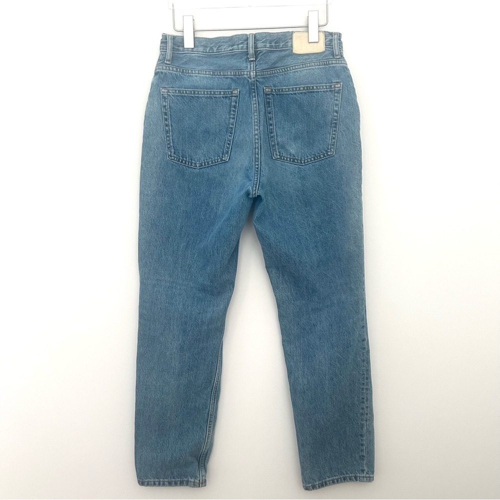 Everlane 90's Cheeky Denim Jeans High Waist Straight Leg Button Blue Size 28 Reg - Picture 9 of 16